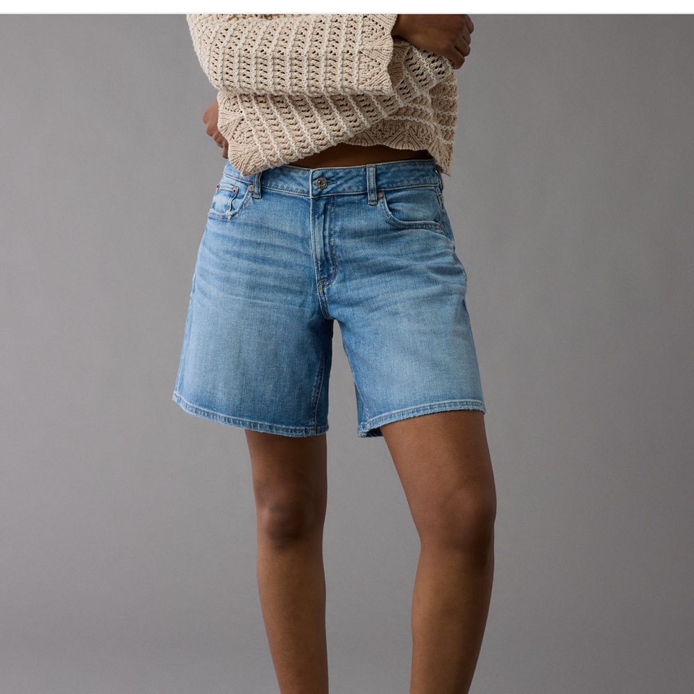 American Eagle Outfitters 8” Dreamy Drape Low Rise Baggy Shorts